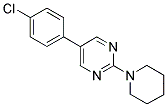 5-(4-CHLOROPHENYL)-2-PIPERIDIN-1-YLPYRIMIDINE Struktur