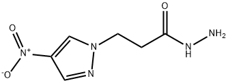 3-(4-NITRO-PYRAZOL-1-YL)-PROPIONIC ACID HYDRAZIDE Struktur