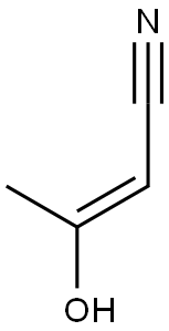 (E)-3-HYDROXYMETHYL-BUT-2-ENONITRILE Struktur