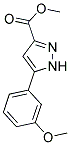 5-(3-METHOXY-PHENYL)-1 H-PYRAZOLE-3-CARBOXYLIC ACID METHYL ESTER Struktur