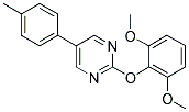 2-(2,6-DIMETHOXYPHENOXY)-5-(4-METHYLPHENYL)PYRIMIDINE Struktur