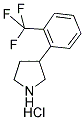 3-(2-(TRIFLUOROMETHYL)PHENYL)PYRROLIDINE HYDROCHLORIDE Struktur