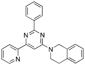 2-(2-PHENYL-6-PYRIDIN-2-YLPYRIMIDIN-4-YL)-1,2,3,4-TETRAHYDROISOQUINOLINE Struktur