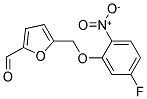 5-(5-FLUORO-2-NITRO-PHENOXYMETHYL)-FURAN-2-CARBALDEHYDE Struktur