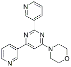 4-(2,6-DIPYRIDIN-3-YLPYRIMIDIN-4-YL)MORPHOLINE Struktur