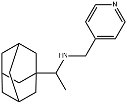 (1-ADAMANTAN-1-YL-ETHYL)-PYRIDIN-4-YLMETHYL-AMINE Struktur