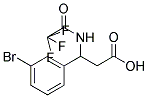 3-(3-BROMOPHENYL)-3-[(2,2,2-TRIFLUOROACETYL)AMINO]PROPANOIC ACID Struktur