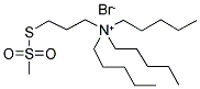 3-(TRIPENTYLAMMONIUM)PROPYL METHANETHIOSULFONATE BROMIDE Struktur