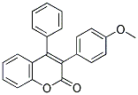 3-(4'-METHOXYPHENYL)-4-PHENYL COUMARIN Struktur