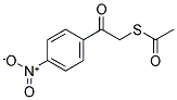 2-ACETYLTHIO-4'-NITROACETOPHENONE Struktur