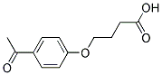 4-(4-ACETYL-PHENOXY)-BUTYRIC ACID Struktur