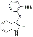 2-[(2-METHYL-1H-INDOL-3-YL)THIO]ANILINE Struktur