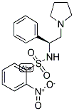 (S)-2-NITRO-N-(1-PHENYL-2-PYRROLIDIN-1-YL-ETHYL)-BENZENESULFONAMIDE Struktur