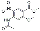 METHYL 4-(ACETYLAMINO)-2-METHOXY-5-NITROBENZOATE Struktur