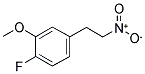 1-(4-FLUORO-3-METHOXYPHENYL)-2-NITROETHANE Struktur