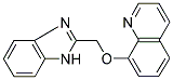 8-(1H-BENZIMIDAZOL-2-YLMETHOXY)QUINOLINE Struktur