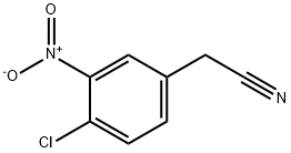 4-CHLORO-3-NITROPHENYLACETONITRILE Struktur