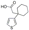 (1-THIEN-3-YLCYCLOHEXYL)ACETIC ACID Struktur