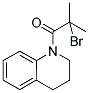 1-(2-BROMO-2-METHYLPROPANOYL)-1,2,3,4-TETRAHYDROQUINOLINE Struktur