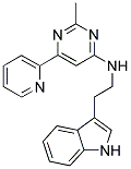 N-[2-(1H-INDOL-3-YL)ETHYL]-2-METHYL-6-PYRIDIN-2-YLPYRIMIDIN-4-AMINE Struktur