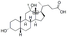 DEOXYCHOLIC ACID, [12-3H(N)] Struktur