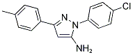 1-(4-CHLOROPHENYL)-3-(4-METHYLPHENYL)-1H-PYRAZOL-5-AMINE Struktur