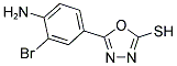5-(4-AMINO-3-BROMOPHENYL)-1,3,4-OXADIAZOLE-2-THIOL Struktur
