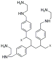 N-(2-AMINOETHYL)AMINOMETHYL POLYSTYRENE Struktur