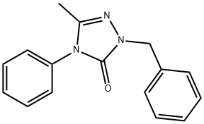 2-BENZYL-5-METHYL-4-PHENYL-2,4-DIHYDRO-3H-1,2,4-TRIAZOL-3-ONE Struktur