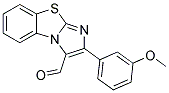 2-(3-METHOXY-PHENYL)-BENZO[D]IMIDAZO[2,1-B]THIAZOLE-3-CARBALDEHYDE Struktur