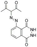 3-(1,4-DIOXO-1,2,3,4-TETRAHYDROPHTHALAZIN-5-YLAZO)-2,4-PENTANEDIONE Struktur