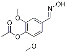 4-ACETOXY-3,5-DIMETHOXYBENZALDEHYDE OXIME Struktur