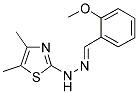 ANISALDEHYDE (4,5-DIMETHYLTHIAZOL-2-YL)-HYDRAZONE Struktur