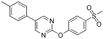 5-(4-METHYLPHENYL)-2-[4-(METHYLSULFONYL)PHENOXY]PYRIMIDINE Struktur