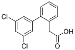 (3',5'-DICHLORO-BIPHENYL-2-YL)-ACETIC ACID Struktur