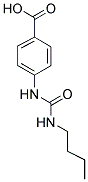 4-[[(BUTYLAMINO)CARBONYL]AMINO]BENZOIC ACID Struktur