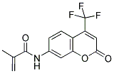 7-(4-TRIFLUOROMETHYL)COUMARIN-N-METHACRYLAMIDE Struktur