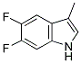 5,6-DIFLUORO-3-METHYLINDOLE Struktur