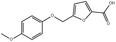 5-(4-METHOXY-PHENOXYMETHYL)-FURAN-2-CARBOXYLIC ACID Struktur