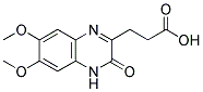 3-(6,7-DIMETHOXY-3-OXO-3,4-DIHYDRO-QUINOXALIN-2-YL)-PROPIONIC ACID Struktur