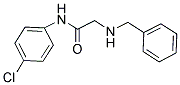 2-(BENZYLAMINO)-N-(4-CHLOROPHENYL)ACETAMIDE Struktur