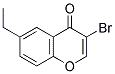 3-BROMO-6-ETHYL-4H-CHROMEN-4-ONE Struktur