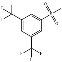 3,5-BIS(TRIFLUOROMETHYL)PHENYLMETHYLSULFONE Struktur