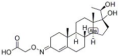 4-PREGNEN-17,20-BETA-DIOL-3-ONE-3-CARBOXYMETHYLOXIME Struktur