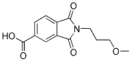 2-(3-METHOXY-PROPYL)-1,3-DIOXO-2,3-DIHYDRO-1H-ISOINDOLE-5-CARBOXYLIC ACID Struktur