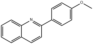 2-(4-METHOXYPHENYL)QUINOLINE Struktur