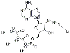 2'-AZIDO-2'-DEOXYADENOSINE-5'-TRIPHOSPHATE LITHIUM SALT Struktur