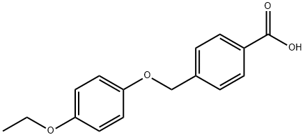 4-(4-ETHOXY-PHENOXYMETHYL)-BENZOIC ACID Struktur