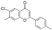 6-CHLORO-4',7-DIMETHYLFLAVONE Struktur