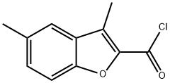 3,5-DIMETHYL-BENZOFURAN-2-CARBONYL CHLORIDE Struktur